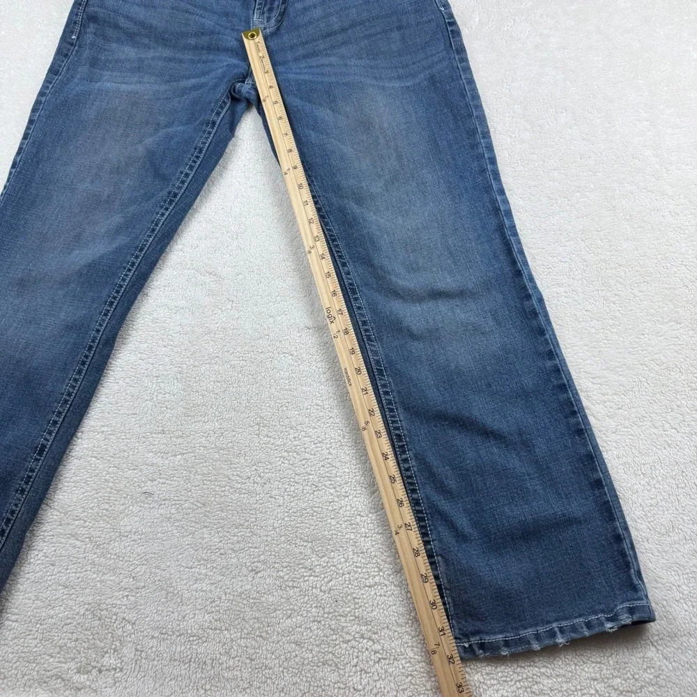 TK Axel Mens Jeans‎ Slim Boot Cut W34 Blue Denim Casual Everyday Wear